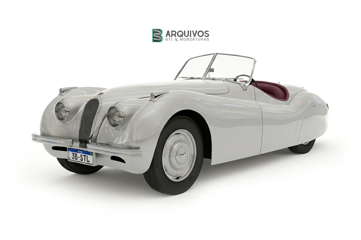 Modelo 3D STL - Jaguar XK120
